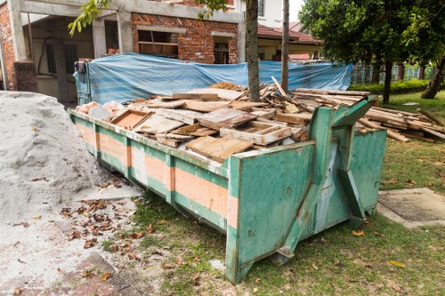 North West London residential area with waste management services