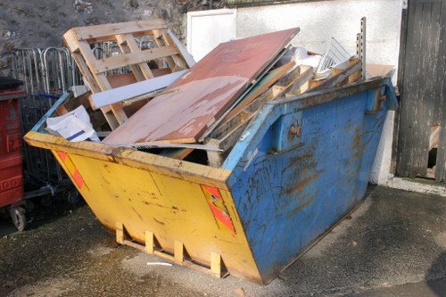 Garage clearance process in action in Mill Hill