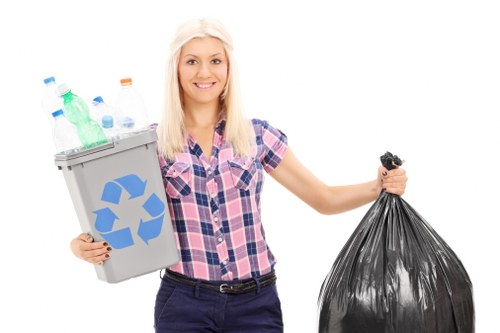 Various items being cleared from a home