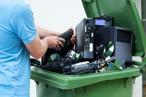 Eco-friendly disposal during garage clearance in Neasden