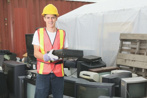 Professional garage clearance team in Mill Hill