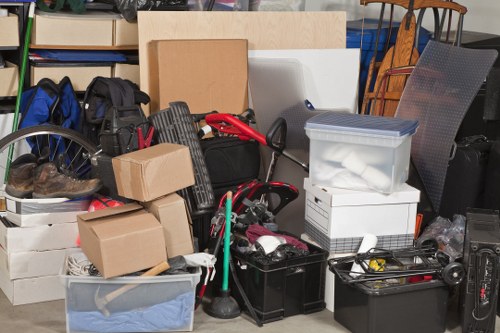 Organized garage after clearance